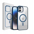 ETUI DO IPHONE 11 PRZEŹROCZYSTE MAGNETYCZNE DO MAGSAFE | GRANATOWY