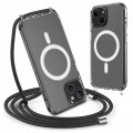 ETUI CASE ZE SZNURKIEM SMYCZĄ DO IPHONE 13 WZMACNIANE DO MAGSAFE