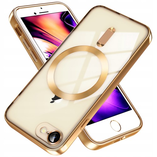 ETUI DO IPHONE 7/8/SE-2020/SE-2022 OCHRONA APARATU DO MAGSAFE | ZŁOTY