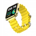 RANSOLETA PASEK Z RAMKĄ DO XIAOMI REDMI WATCH 2 LITE - ŻÓŁTY