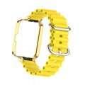 RANSOLETA PASEK Z RAMKĄ DO XIAOMI REDMI WATCH 2 LITE - ŻÓŁTY