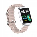 RANSOLETA PASEK Z RAMKĄ DO XIAOMI REDMI WATCH 2 LITE - RÓŻOWY