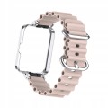 RANSOLETA PASEK Z RAMKĄ DO XIAOMI REDMI WATCH 2 LITE - RÓŻOWY