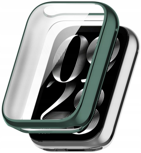 ETUI OBUDOWA 2W1 Z OSŁONĄ NA EKRAN DO XIAOMI MI BAND 8 PRO - ZIELONY