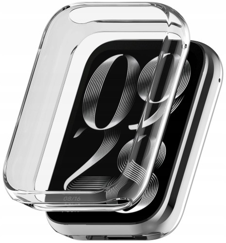ETUI OBUDOWA 2W1 Z OSŁONĄ NA EKRAN DO XIAOMI MI BAND 8 PRO - BEZBARWNY