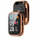 ETUI OBUDOWA 2W1 Z OSŁONĄ NA EKRAN DO XIAOMI REDMI WATCH 3 ACTIVE - RÓŻOWE ZŁOTO