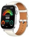 PASEK SKÓRZANY ELEGANCKI DO HUAWEI WATCH FIT 3 / 4 / 4 PRO / 5 / 5 PRO WYGODNA OPASKA - BIAŁY