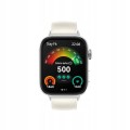 PASEK SKÓRZANY ELEGANCKI DO HUAWEI WATCH FIT 3 / 4 / 4 PRO / 5 / 5 PRO WYGODNA OPASKA - BIAŁY