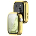 ETUI OBUDOWA 2W1 Z OSŁONĄ NA EKRAN DO HUAWEI WATCH FIT 3 - ZŁOTY