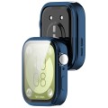 ETUI OBUDOWA 2W1 Z OSŁONĄ NA EKRAN DO HUAWEI WATCH FIT 3 - GRANATOWY