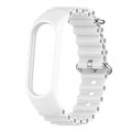 PASEK OPASKA DO XIAOMI MI BAND 3/4/5/6/7 - WHITE