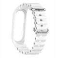 PASEK OPASKA DO XIAOMI MI BAND 3/4/5/6/7 - WHITE