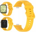 PASEK DO HUAWEI WATCH FIT 3 / 4 / 4 PRO / 5 / 5 PRO OPASKA SOLIDNE ZACZEPY - ŻÓŁTY