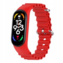 PASEK OPASKA DO XIAOMI MI BAND 3/4/5/6/7 - RED