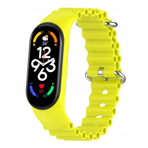 PASEK OPASKA DO XIAOMI MI BAND 3/4/5/6/7 - YELLOW