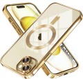 ETUI DO IPHONE 13 MINI PRZEŹROCZYSTE OCHRONA APARATÓW DO MAGSAFE | ZŁOTY