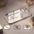 ETUI DO IPHONE 13 MINI PRZEŹROCZYSTE OCHRONA APARATÓW DO MAGSAFE | ZŁOTY