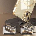 ETUI DO IPHONE 14 PLUS PRZEŹROCZYSTE OCHRONA APARATÓW DO MAGSAFE | ZŁOTY