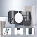ETUI DO IPHONE 15 PRZEŹROCZYSTE OCHRONA APARATÓW DO MAGSAFE | CZARNY