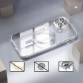 ETUI DO IPHONE 15 PLUS PRZEŹROCZYSTE OCHRONA APARATÓW DO MAGSAFE | SREBRNY