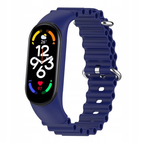 PASEK OPASKA DO XIAOMI MI BAND 3/4/5/6/7 - BLUE