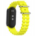 PASEK DO XIAOMI MI BAND 8/9/10 MOCNA SILIKONOWA OPASKA, ŻÓŁTY