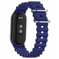 PASEK DO XIAOMI MI BAND 8/9/10 MOCNA SILIKONOWA OPASKA, GRANATOWY