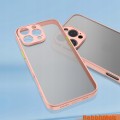 ETUI DO IPHONE 16 PRO MAX MATOWE CASE OCHRONA APARATU WZMACNIANE | RÓŻOWY