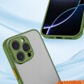 ETUI DO IPHONE 16 PRO MAX MATOWE CASE OCHRONA APARATU WZMACNIANE | KHAKI