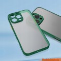 ETUI DO IPHONE 16 PRO MAX MATOWE CASE OCHRONA APARATU WZMACNIANE | ZIELONY