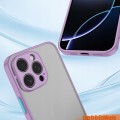 ETUI DO IPHONE 16 PRO MAX MATOWE CASE OCHRONA APARATU WZMACNIANE | FIOLET