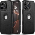 ETUI SKÓRZANE ELEGANCKIE DO IPHONE 16 PRO MAX PREMIUM EKO-SKÓRA - CZARNY