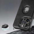 ETUI SKÓRZANE ELEGANCKIE DO IPHONE 16 PRO MAX PREMIUM EKO-SKÓRA - CZARNY