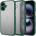 ETUI DO IPHONE 16 MATOWE CASE OCHRONA APARATU WZMACNIANE | ZIELONY