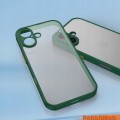 ETUI DO IPHONE 16 MATOWE CASE OCHRONA APARATU WZMACNIANE | ZIELONY