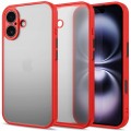 ETUI DO IPHONE 16 MATOWE CASE OCHRONA APARATU WZMACNIANE | CZERWONY