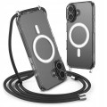 ETUI DO IPHONE 16 PLUS DO MAGSAFE CASE ZE SZNURKIEM SMYCZĄ WZMACNIANE