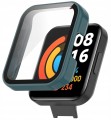 ETUI OCHRONNE + SZKŁO HARTOWANE 2W1 DO XIAOMI REDMI WATCH 2 LITE - ZIELONY