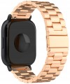 PASEK BRANSOLETA STALOWA DO XIAOMI REDMI WATCH 5 ACTIVE / 5 LITE - RÓŻOWE ZŁOTO