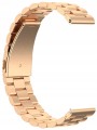 PASEK BRANSOLETA STALOWA DO XIAOMI REDMI WATCH 5 ACTIVE / 5 LITE - RÓŻOWE ZŁOTO