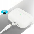 ETUI SILIKONOWE OBUDOWA DO APPLE AIRPODS 4 COVER CASE KARABIŃCZYK - BIAŁY