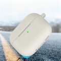 ETUI SILIKONOWE OBUDOWA DO APPLE AIRPODS 4 COVER CASE KARABIŃCZYK - BEŻOWY