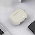ETUI SILIKONOWE OBUDOWA DO APPLE AIRPODS 4 COVER CASE KARABIŃCZYK - BEŻOWY