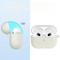 ETUI SILIKONOWE OBUDOWA DO APPLE AIRPODS 4 COVER CASE KARABIŃCZYK - BEŻOWY