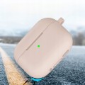 ETUI SILIKONOWE DO APPLE AIRPODS 4 COVER CASE KARABIŃCZYK - RÓŻOWY PIASEK