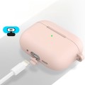 ETUI SILIKONOWE DO APPLE AIRPODS 4 COVER CASE KARABIŃCZYK - RÓŻOWY PIASEK