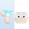 ETUI SILIKONOWE DO APPLE AIRPODS 4 COVER CASE KARABIŃCZYK - RÓŻOWY PIASEK