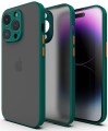 ETUI DO IPHONE 15 PRO MATOWE CASE – OCHRONA APARATU I WZMOCNIONA OSŁONA, ZIELONY 