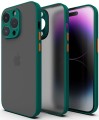 ETUI DO IPHONE 15 PRO MAX MATOWE CASE – OCHRONA APARATU I WZMOCNIONA OSŁONA, ZIELONY