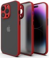 ETUI DO IPHONE 15 PRO MAX MATOWE CASE – OCHRONA APARATU I WZMOCNIONA OSŁONA, CZERWONY